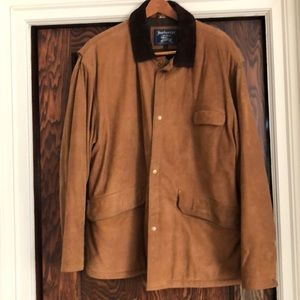 BURBERRY men’s insulate lined suede jacket